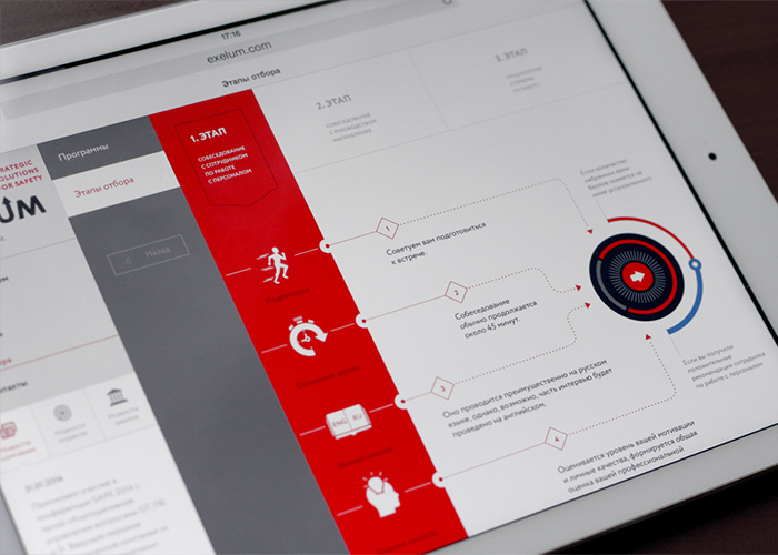 Corporative website of EXELUM — Analytical consulting company