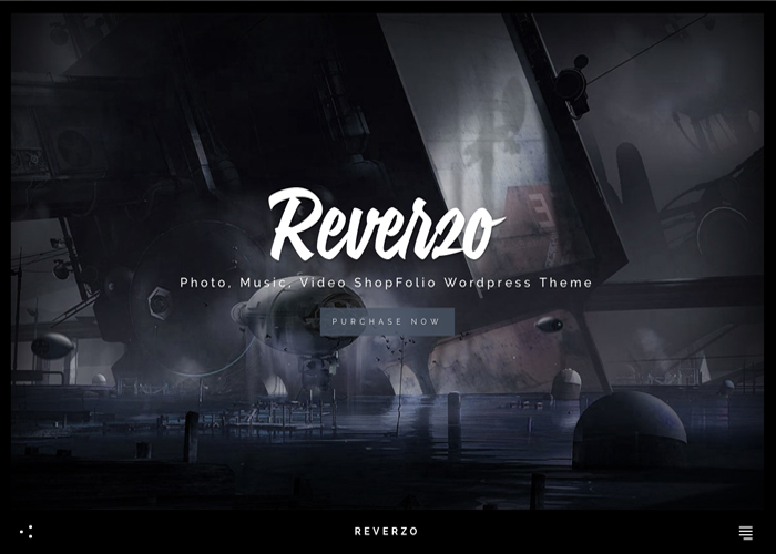 Reverzo | Photo, Music & Video Creative ShopFolio Wordpress Theme