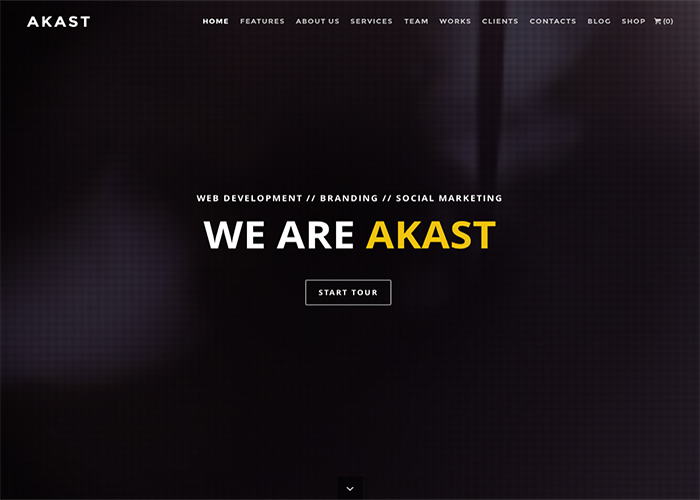 Akast - One & Multi-Page Premium Theme