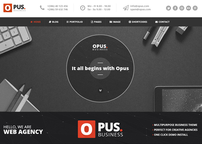 Opus - Business Theme