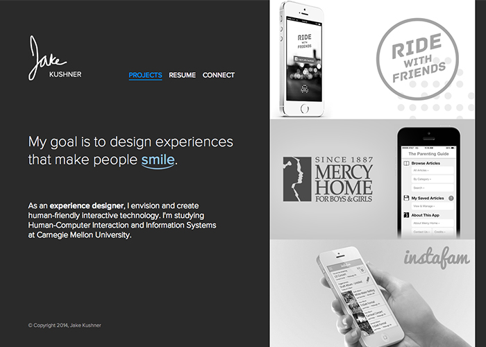 Portfolio of Jake Kushner
