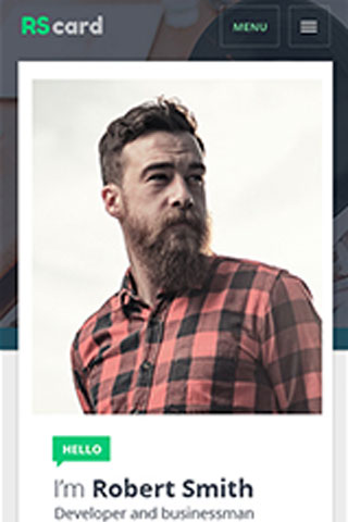 Material Design Resume/CV & Portfolio