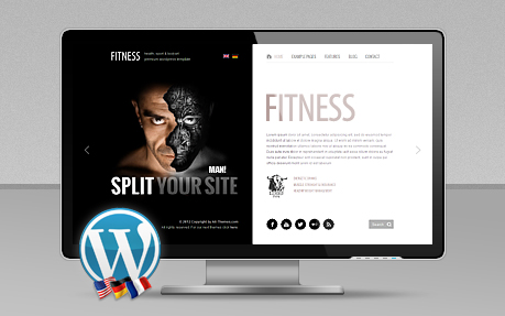 Fitness: Unique design meets Wordpress