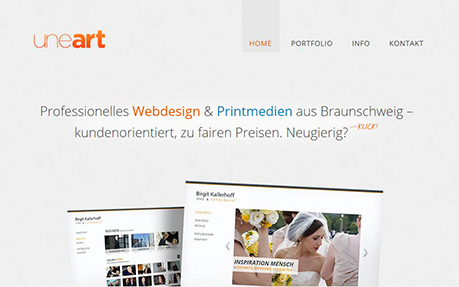 uneart Web- & Printdesign