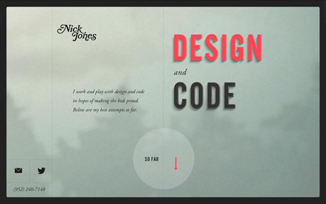 Nick Jones / Design + Code