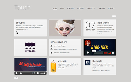 Touch Wordpress Theme