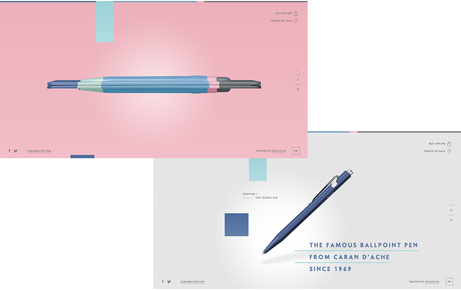 Paul Smith + Caran d'Ache - Quartz Serenity Pantone