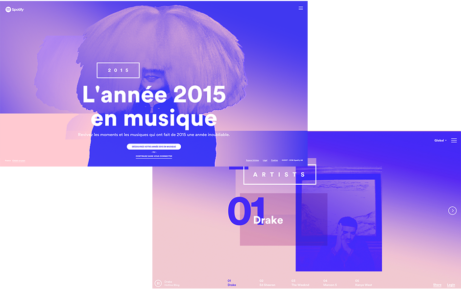 Year in Music - Quartz Serenity Pantone