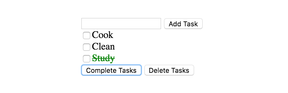 mvc js tasks app