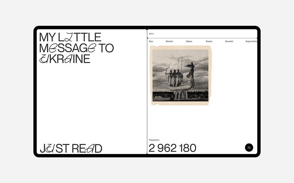 The font combination