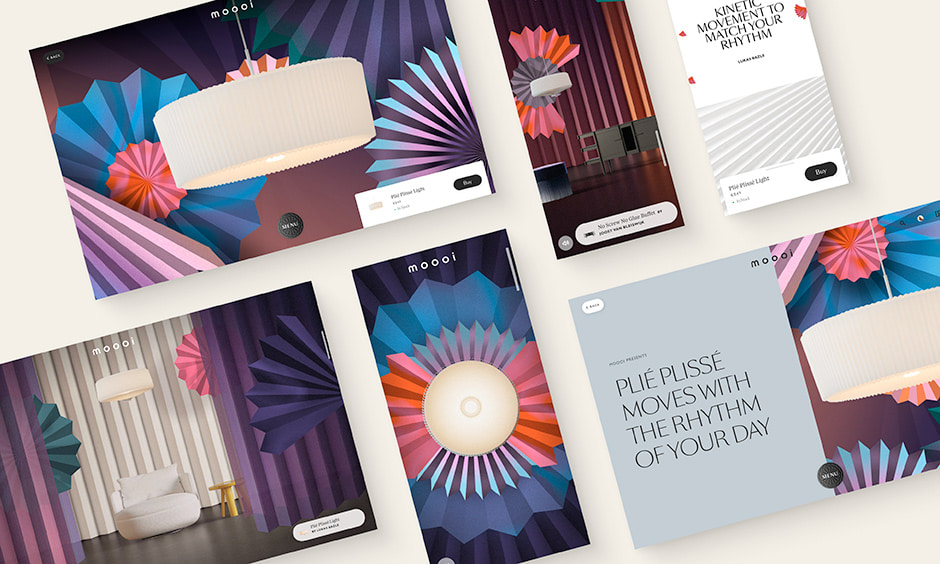 Product pages & Storie
