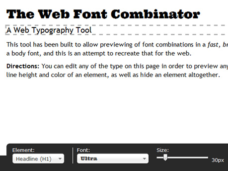 The Font Combinator