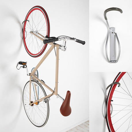 Bike Tire Tray and Wall Hook