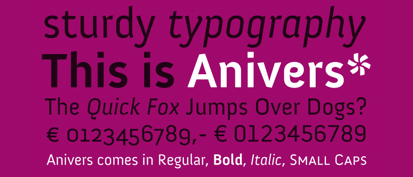 Aller Display font