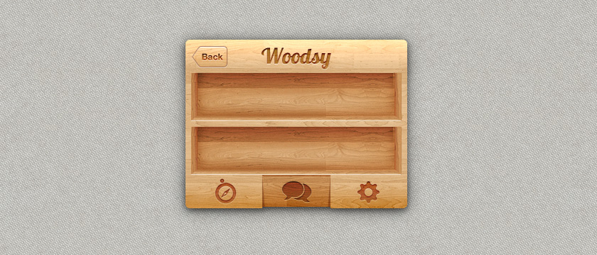 IPhone Wood Ui