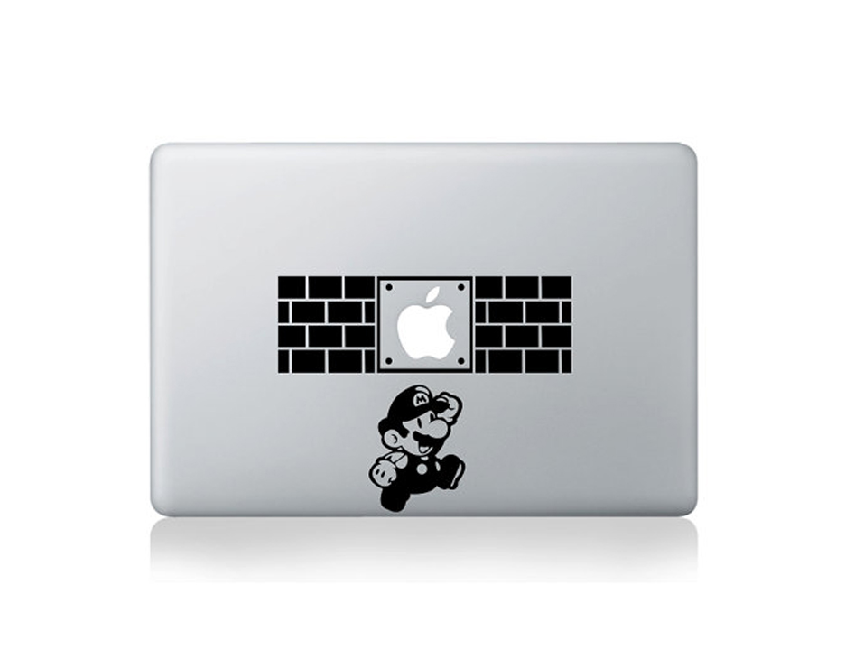 Macbook apple logo decal classical baby art show