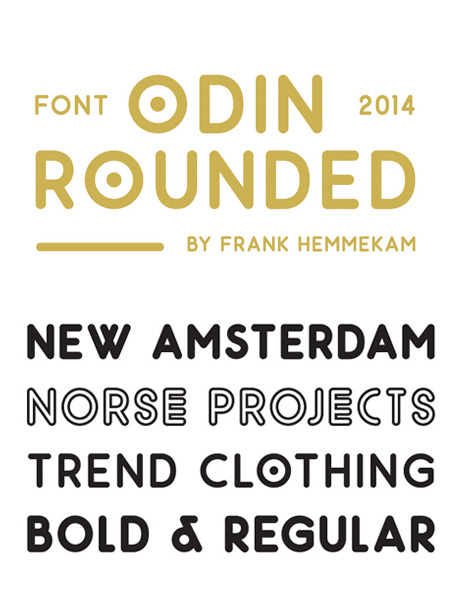 free fonts 2014 Odin Rounded