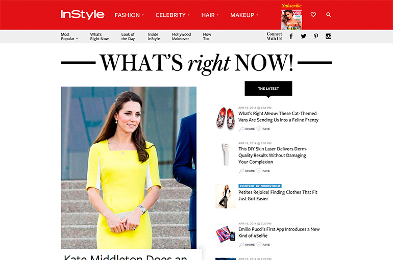 Inside InStyle.com