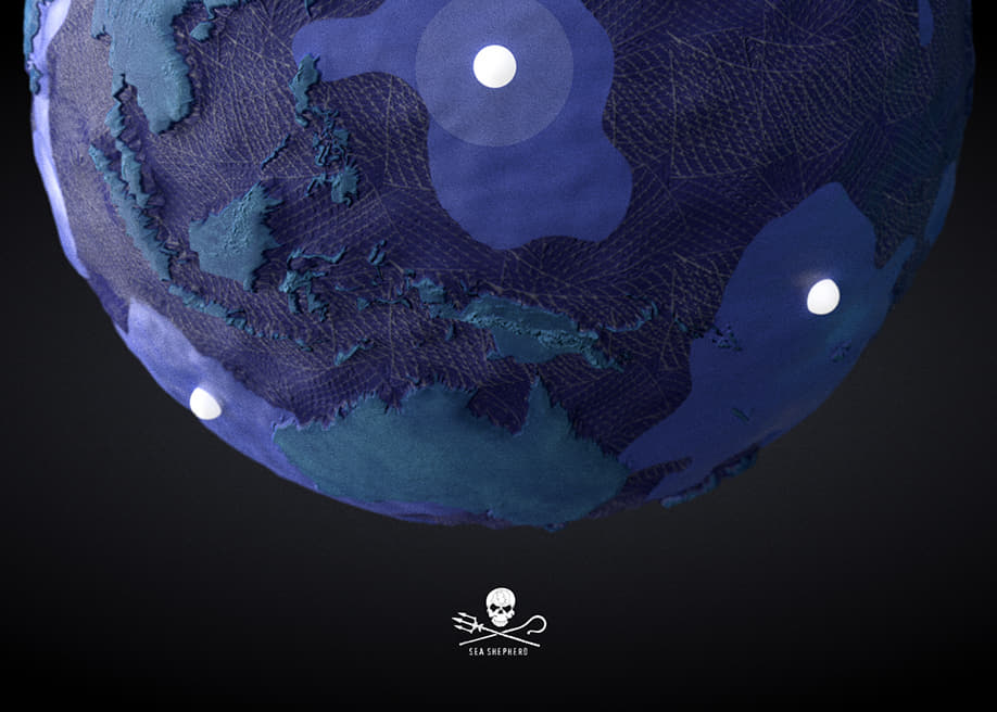 Sea Shepherd - No Fishing Net by Makemepulse wins Site of the Month January 2021