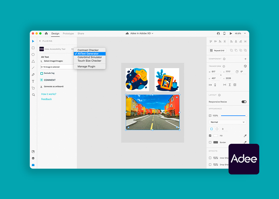Adee: Designing for Inclusion Inside Figma and Adobe XD