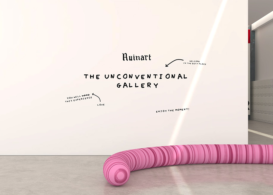 The Unconventional Gallery by makemepulse, and Ruinart x David Shrigley wins Site of the Month January 2022