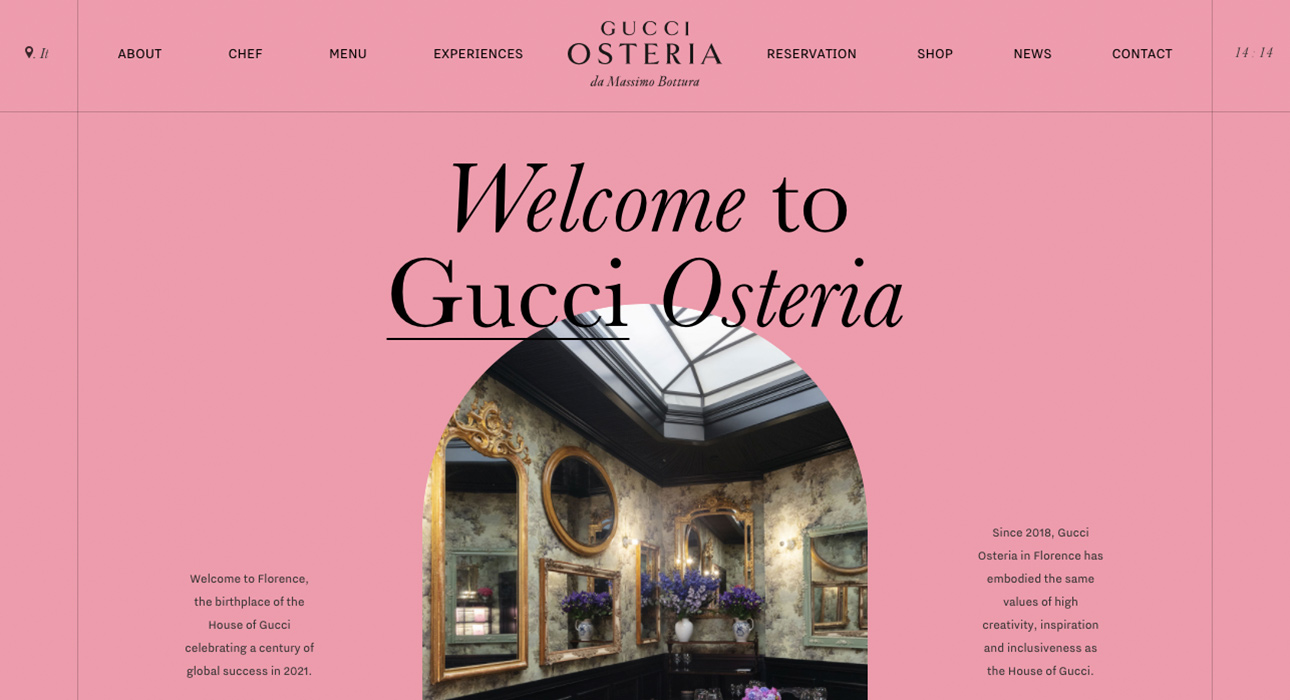 gucci osteria