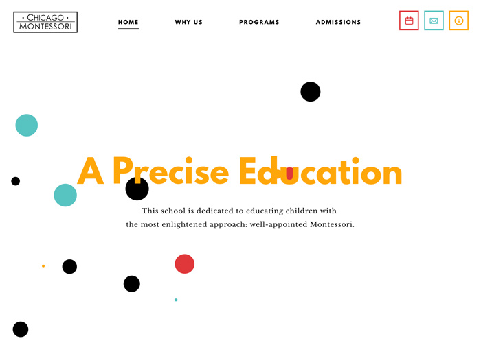 Chicago Montessori Awwwards Nominee