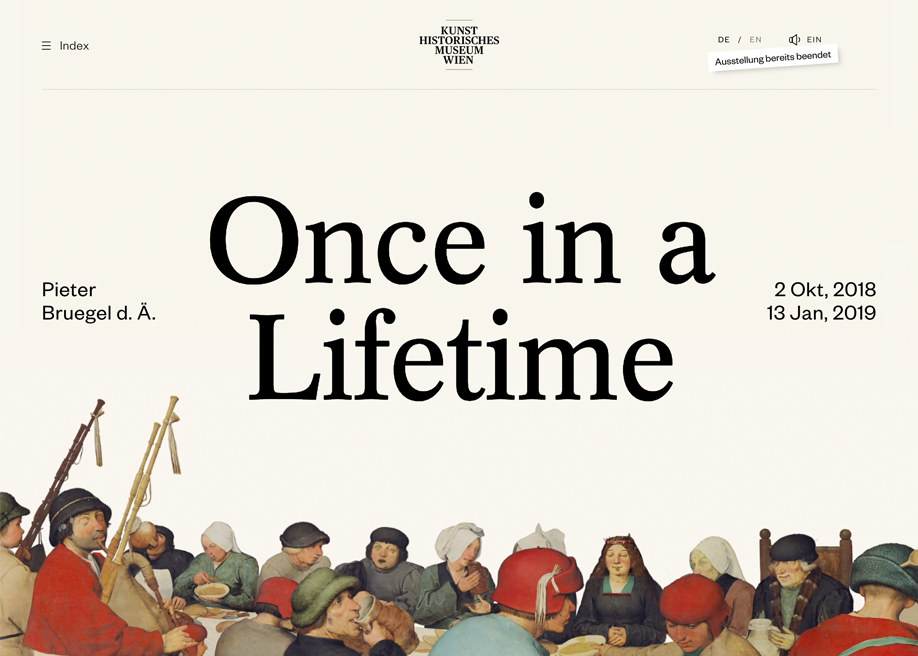 Bruegel – Once in a Lifetime