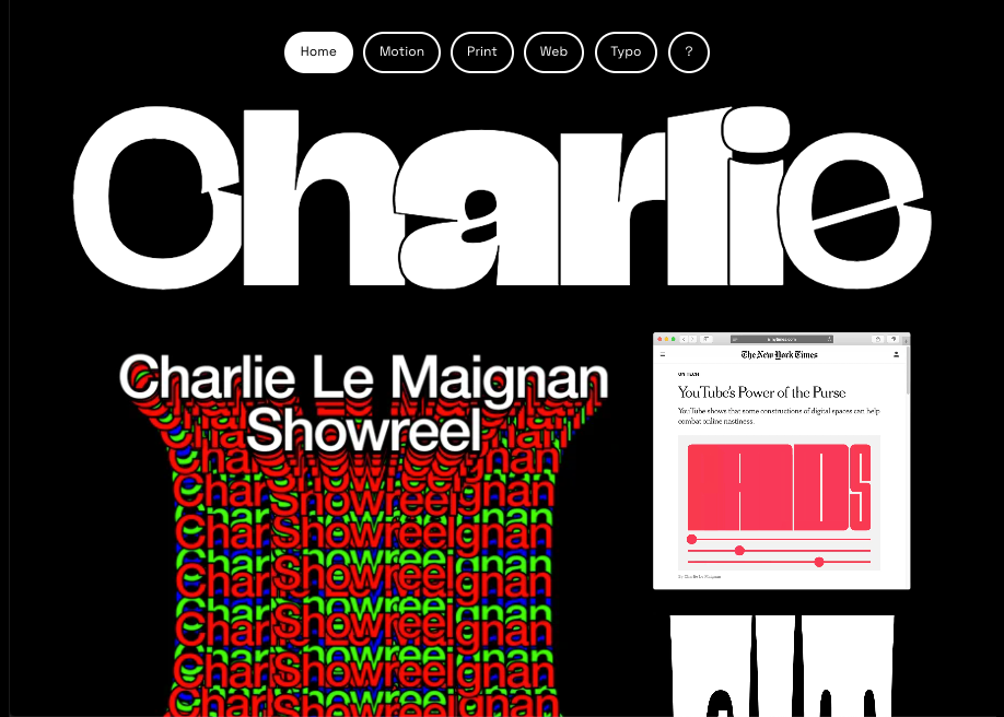 Charlie Le Maignan - Portfolio