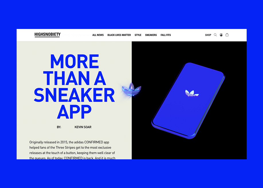 adidas confirmed