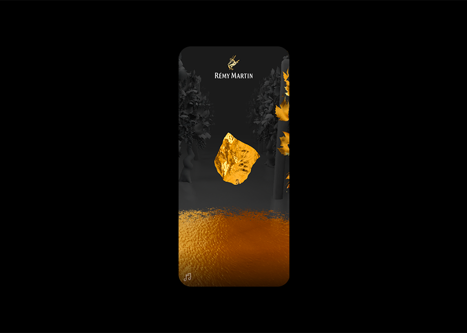 The gold leaf