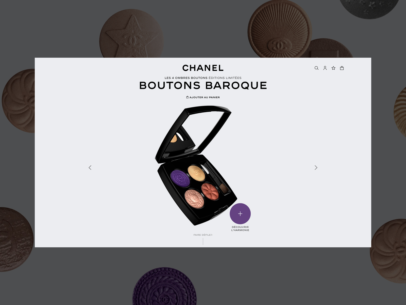 CHANEL - Les 4 Ombres Boutons
